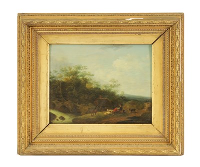 Lot 380 - AN EARLY 19TH CENTURY OIL ON BOARD