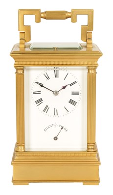 Lot 711 - A RARE LATE 19TH CENTURY FRENCH WESTMINSTER  BELL CHIMING PETITE SONNERIE CARRIAGE CLOCK