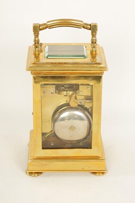 Lot 715 - JAMES McCABE, ROYAL EXCHANGE, LONDON No. 1274. A FINE 19TH CENTURY ENGLISH DOUBLE FUSEE REPEATING CARRIAGE CLOCK