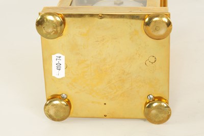 Lot 715 - JAMES McCABE, ROYAL EXCHANGE, LONDON No. 1274. A FINE 19TH CENTURY ENGLISH DOUBLE FUSEE REPEATING CARRIAGE CLOCK