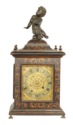 Lot 776 - A LATE 17TH CENTURY AUGSBURG STRIKING VERGE BRACKET CLOCK