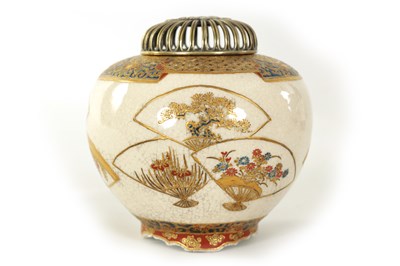 Lot 109 - A FINE JAPANESE MEIJI PERIOD SATSUMA KORO