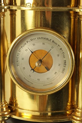 Lot 758 - A FINE MID 19TH CENTURY FRENCH INDUSTRIAL AUTOMATON LIGHTHOUSE CLOCK MODELLED AFTER BOLLARD