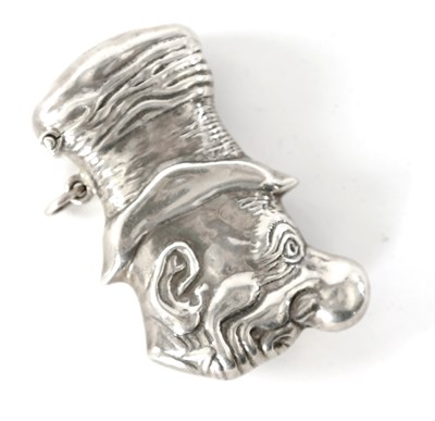 Lot 288 - AN EARLY 20TH CENTURY CONTINENTAL NOVELTY SILVER VESTA CASE