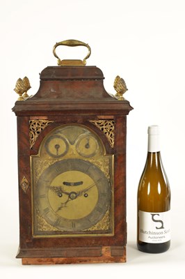 Lot 817 - PEACOCK, ROYAL EXCHANGE, LONDON.  A GEORGE III DOUBLE FUSEE VERGE BRACKET CLOCK