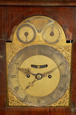 Lot 817 - PEACOCK, ROYAL EXCHANGE, LONDON.  A GEORGE III DOUBLE FUSEE VERGE BRACKET CLOCK