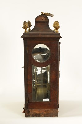 Lot 817 - PEACOCK, ROYAL EXCHANGE, LONDON.  A GEORGE III DOUBLE FUSEE VERGE BRACKET CLOCK