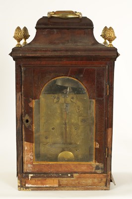 Lot 817 - PEACOCK, ROYAL EXCHANGE, LONDON.  A GEORGE III DOUBLE FUSEE VERGE BRACKET CLOCK