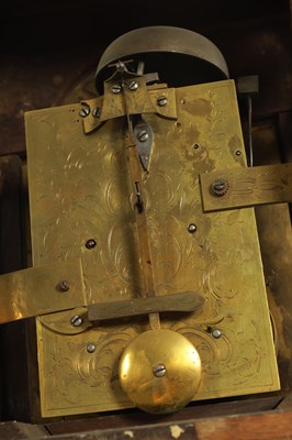 Lot 817 - PEACOCK, ROYAL EXCHANGE, LONDON.  A GEORGE III DOUBLE FUSEE VERGE BRACKET CLOCK
