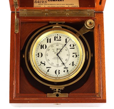 Lot 726 - A LONGINES SHIP'S CHRONOMETER CIRCA 1940