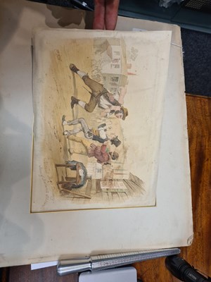 Lot 409 - SAMUEL THOMAS GILL (1818-1880)  AN ORIGINAL 19TH CENTURY AUSTRALIAN WATERCOLOUR