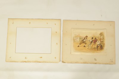 Lot 409 - SAMUEL THOMAS GILL (1818-1880)  AN ORIGINAL 19TH CENTURY AUSTRALIAN WATERCOLOUR