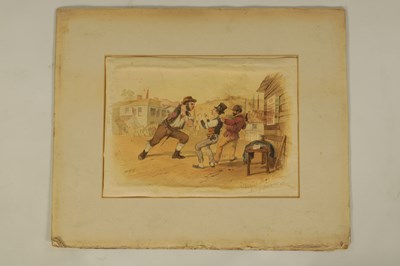 Lot 409 - SAMUEL THOMAS GILL (1818-1880)  AN ORIGINAL 19TH CENTURY AUSTRALIAN WATERCOLOUR