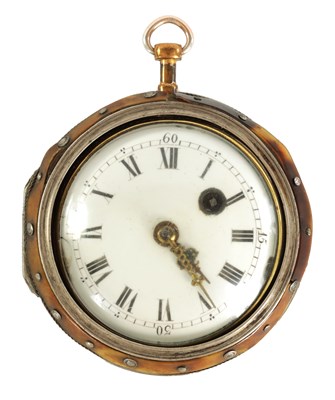 Lot 266 - KELLER EU AUTRICHE.  A LATE 18TH CENTURY AUSTRIAN PAIR CASED POCKET WATCH