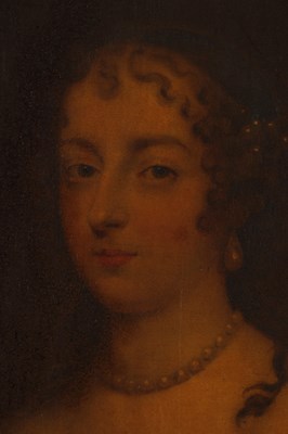 Lot 443 - LATE 17TH CENTURY OIL ON CANVAS OF LARGE SIZE - PORTRAIT IN THE MANNER OF PETER LELY