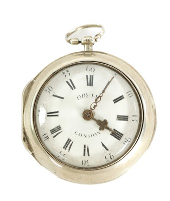 Lot 261 - THOMAS GOULD, LONDON. A SILVER PAIR CASED VERGE POCKET WATCH