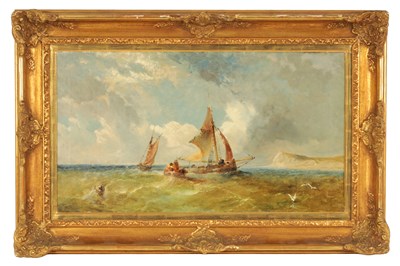 Lot 614 - JAMES E. MEADOWS (1828 - 1883) A LATE 19TH CENTURY OIL ON CANVAS