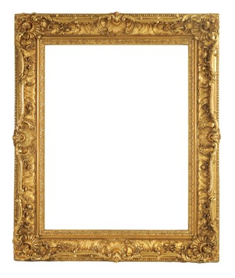 Lot 519 - A FINE LATE 18TH CENTURY GILT GESSO CARVED ROCOCO PICTURE FRAME