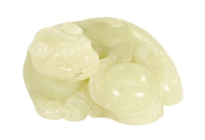 Lot 188 - A CHINESE CARVED JADE SCULPTURE