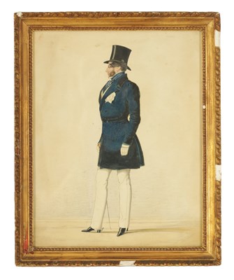 Lot 618 - RICHARD DIGHTON, (1795 - 1880). A 19TH CENTURY WATERCOLOUR