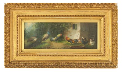 Lot 628 - JULIUS SCHEUERER (1859 - 1913) A LATE 19TH CENTURY OIL ON PANEL