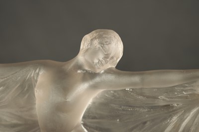 Lot 17 - AN R LALIQUE FRANCE CLEAR AND FROSTED GLASS ‘THAIS’ STATUETTE