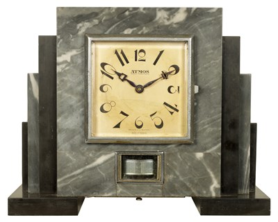 Lot 429 - J.L. REUTTER. AN EARLY FRENCH MARBLE ATMOS CLOCK, CIRCA 1930