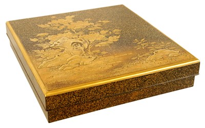 Lot 98 - A FINE JAPANESE MEIJI PERIOD LACQUERWORK WRITING BOX