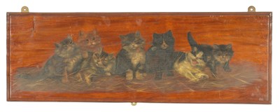Lot 638 - BESSIE BAMBER. AN EARLY 20TH CENTURY OIL ON BOARD