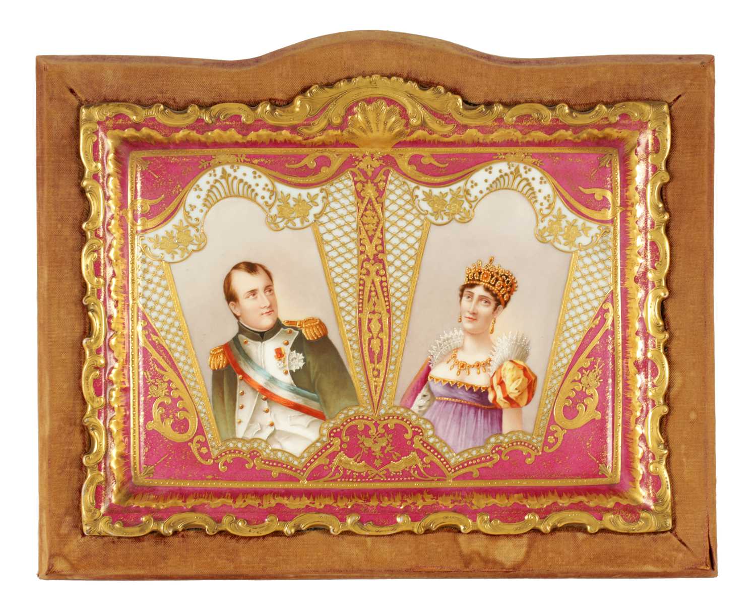 Lot 53 - A LATE 19TH CENTURY FRENCH PORCELAIN PLAQUE