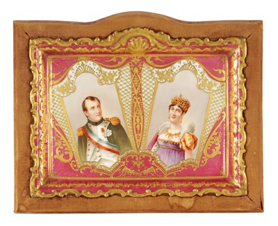 Lot 57 - A LATE 19TH CENTURY FRENCH PORCELAIN PLAQUE