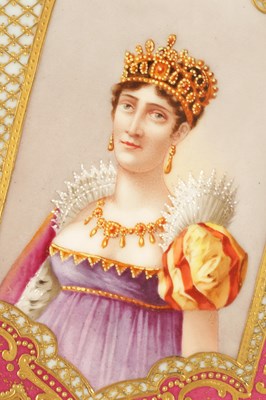 Lot 53 - A LATE 19TH CENTURY FRENCH PORCELAIN PLAQUE