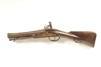 Lot 397 - AN 18TH CENTURY FRENCH FLINTLOCK BLUNDERBUSS OF FRENCH SLAVE TRADE INTEREST BY DOVERAUX OF NANTES