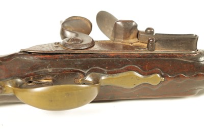 Lot 397 - AN 18TH CENTURY FRENCH FLINTLOCK BLUNDERBUSS OF FRENCH SLAVE TRADE INTEREST BY DOVERAUX OF NANTES
