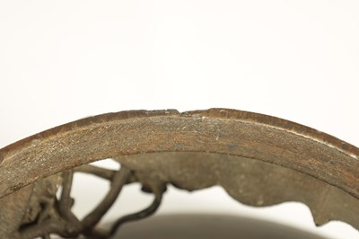 Lot 115 - A LARGE JAPANESE MEIJI PERIOD PATINATED KORO AND COVER
