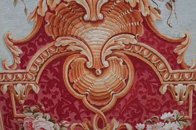Lot 894 - A MASSIVE SET OF FOUR 19TH CENTURY FRENCH TAPESTRY PANELS FROM LORD FORTE
