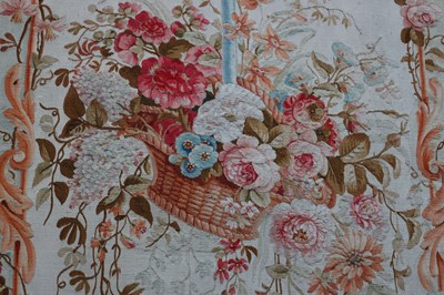 Lot 894 - A MASSIVE SET OF FOUR 19TH CENTURY FRENCH TAPESTRY PANELS FROM LORD FORTE