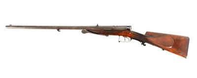 Lot 395 - F.V. DREYSE, SOMMERDA. A MID 19TH CENTURY GERMAN 16 BORE TWIST ACTION COMBINATION RIFLE/SHOTGUN