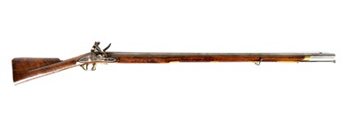 Lot 398 - AN EARLY 19TH CENTURY BROWN BESS FLINTLOCK RIFLE BY WILLIAM KETLAND