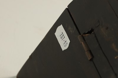 Lot 186 - AN UNUSUAL MID 19TH CENTURY MONGHYR ANGLO INDIAN HARDWOOD AND IVORY MARQUETRY INLAID WRITING BOX