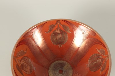 Lot 75 - A 20TH CENTURY LUSTREWARE FLARED FOOTED BOWL