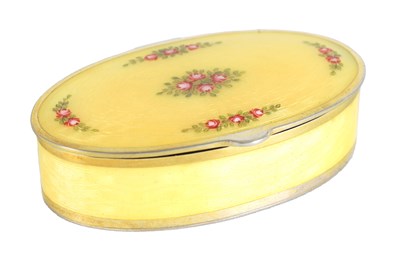 Lot 257 - A LATE 19H CENTURY NORWEGIAN SILVER GILT AND GUILLOCHE ENAMEL BOX
