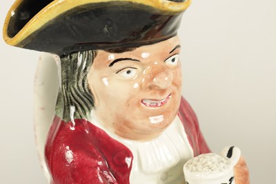 Lot 52 - A 19TH CENTURY DAVENPORT POLYCHROME TOBY JUG