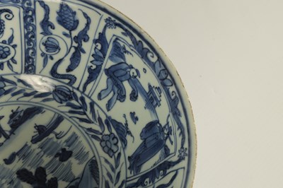 Lot 114 - TWO 18TH CENTURY CHINESE BLUE AND WHITE PORCELAIN BOWLS