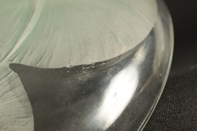 Lot 20 - A FRENCH RENE LALIQUE ‘VOLUBILIS’ OPALESCENT GREEN STAINED GLASS DISH