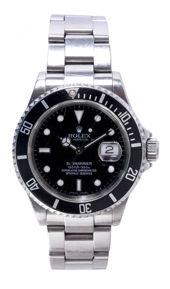 Lot 216 - A GENTLEMAN'S STEEL ROLEX SUBMARINER...