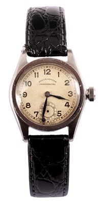 Lot 218 - A VINTAGE STAINLESS STEEL ROLEX OYSTER...
