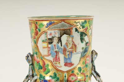 Lot 164 - A LARGE 19TH CENTURY CHINESE FAMILLE ROSE PORCELAIN VASE