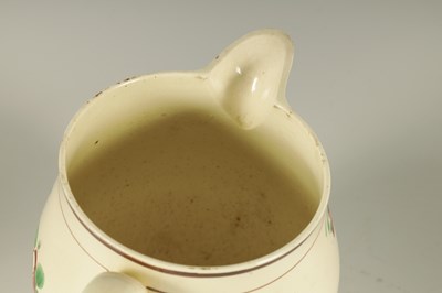 Lot 34 - AN EARLY 19TH CENTURY CREAMWARE PRESENTATION JUG