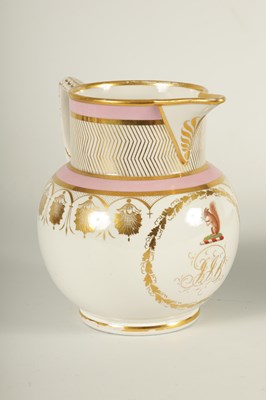 Lot 49 - A LARGE EARLY 19TH CENTURY FLIGHT BARR & BARR WORCESTER PRESENTATION JUG